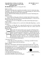 Đề thi (đề xuất) trại hè hùng vương lần thứ XII năm 2016 môn vật lý 10 trường chuyên lê quý đôn điện biên 