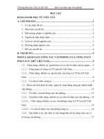 Báo cáo thực tập văn thư lưu trữ tại công tác lưu trữ của côngty CP lưu trữ việt nam