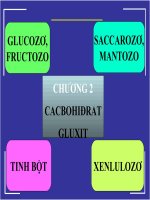 CHUONG 2. CACBOHIDRAT