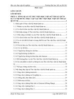 Báo cáo thực tập quản lý thư viện tại Thư viện học viện kỹ thuật quân sự