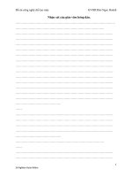 thuyết minh đồ án công nghệ chế tạo máy chi tiết nắp trước xi lanh