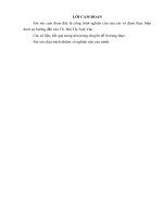 Cải cách thủ tục hành chính theo cơ chế một cửa tại UBND xã nguyên bình,huyện tĩnh gia, tỉnh thanh hóa