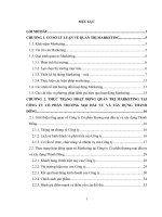 Quản trị marketing tại công ty cổ phần thương mại đầu tư và xây dựng thành đông