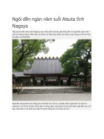 Du lịch nhật bản ngôi đền ngàn năm tuổi atsuta tỉnh nagoya 