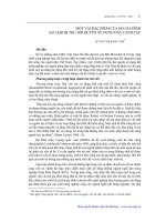 MỘT VÀI ĐẶC ĐIỂM CỦA HỘ GIA ĐÌNH SAU KHI BỊ THU HỒI QUYỀN SỬ DỤNG ĐẤT CANH TÁC