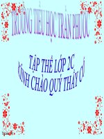 Bài giảng Toán 2 bài Bảng nhân 4 