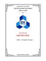 10 điểm BTL chi tiết máy