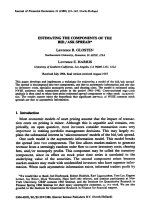 B3 glosten and harris, 1988 JFE