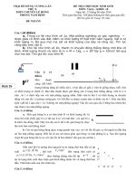 Đề thi (đề xuất) trại hè hùng vương lần thứ XII năm 2016 môn vật lý 10 trường chuyên lê HỒNG PHONG NAM ĐỊNH 