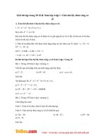 Giải bài tập trang 30 SGK Toán lớp 6 tập 1: Chia hai lũy thừa cùng cơ số