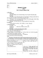 Giáo án vật lý 8 kì 1   vật lý 8   nguyễn thiên hương 