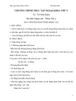 giáo trình ngoại khoa thú y