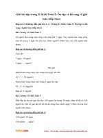 Giải bài tập trang 21 SGK Toán 5: Ôn tập và bổ sung về giải toán (tiếp theo)