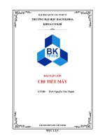 10 điểm BTL chi tiết máy