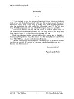 Đồ án thiết kế dụng cụ cắt  BKHN