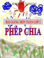 Bài giảng Toán 2 chương 5 bài 9: Phép chia