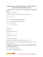 Giải bài tập trang 27, 28 SGK Toán lớp 6 tập 1: Lý thuyết lũy thừa với số mũ tự nhiên. Nhân hai lũy thừa cùng cơ số