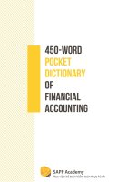 450 word pocket dictionary of financial accounting