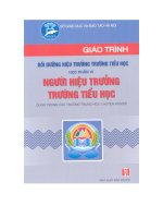 Giáo trình bồi dưỡng hiệu trưởng trường tiểu học học phần VI 