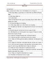 Xây dựng văn hóa công sở tại UBND xã phương đình