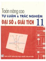 Toán Nâng Cao Tự Luận Và Trắc Nghiệm Đại Số  Giải Tích 11 (NXB Đại Học Quốc Gia 2006)  Lê Hồng Đức, 256 Trang