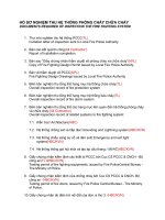 HỒ SƠ NGHIỆM THU HỆ THỐNG PHÒNG CHÁY CHỮA CHÁY