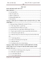 Thực trạng và giải pháp nâng cao chất lượng cán bộ, công chức ở các cơ quan chuyên môn thuộc ủy ban nhân dân huyện yên lạc