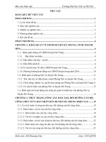 Công tác đào tạo, bồi dưỡng cán bộ công chức ở ủy ban nhân dân huyện hà trung, tỉnh thannh hóa