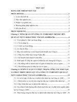 Công tác đào tạo và phát triển nhân lực tại công ty trách nhiệm hữu hạn một thành viên quản lý nợ và khai thác tài sản ngân hàng nông nghiệp và phát triển nông thôn việt nam