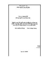 Nghiên cứu đề xuất một số giải pháp nâng cao chất lượng sản phẩm da thuộc việt nam đáp ứng nhu cầu trong nước và xuất khẩu