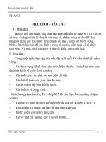 Báo cáo Thực tập môn trắc địa