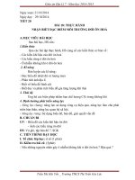 Giáo án Địa Lí 7: BÀI 18: THỰC HÀNH NHẬN BIẾT ĐẶC ĐIỂM MÔI TRƯỜNG ĐỚI ÔN HOÀ