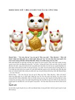 Giới thiệu chú mèo MANEKI NEKO 