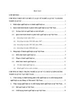 Quản lý hành nghề luật sư ở việt nam hiện nay – thực trạng và giải pháp