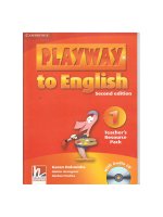 Playway1 teacher s resource pack 2nd ed 