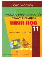PHƯƠNG PHÁP GIẢI BÀI TẬP TRẮC NGHIỆM TOÁN HÌNH HỌC 11NGUYỄN NGỌC KHOA