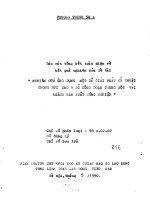 Nghiên cứu ứng dụng một số giải pháp kỹ thuật chống bụi cho một số công đoạn trong một vài ngàng sản xuất công nghiệp 