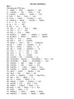 Hóa 8 On tap chuong 1,2