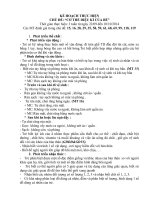 KẾ HOẠCH THỰC HIỆN  CHỦ ĐỀ: “CƠ THỂ DIỆU KÌ CỦA BÉ”