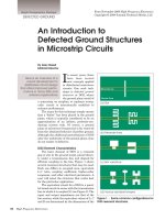 An introduction to defected ground structures in microst
