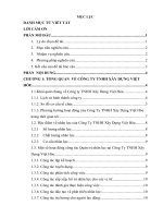 Nâng cao hiệu quả công tác đào tạo và phát triển nhân lực tại công ty TNHH xây dựng việt hòe