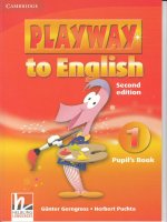 Playway to english 1 pupil s book 2nd ed compressed 
