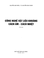 Công nghệ vật liệu khoáng cách âm, cách nhiệt