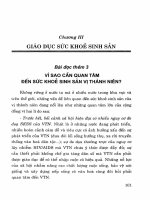 Giáo dục giới tính vì sự phát triển của vị thành niên phần 2 