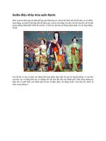 Giới thiệu điệu nhảy geiko nhật bản 