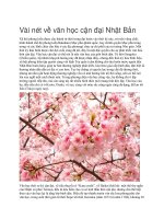 Vài nét về văn học cận đại nhật bản 