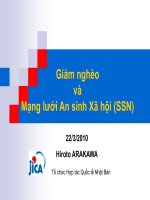 Giảm nghèo và Mạng lưới An sinh Xã hội (SSN)