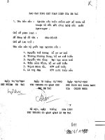 Nghiên cứu điều chinrg một số khâu kỹ thuật và đổi mới công nghệ sản xuất agar 