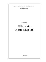 Giao trinh trí tuệ nhân tạo