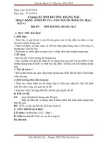 Giáo án Địa Lí 7 Chương III. MÔI TRƯỜNG HOANG MẠC. HOẠT ĐỘNG  KINH TẾ CỦA CON NGƯỜI Ở HOANG MẠC.